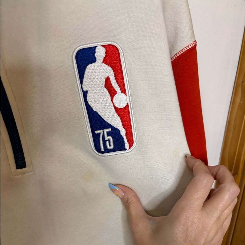 Nike NBA 75th Anniversary Red White Blue Hoodie - Picture 3 of 11